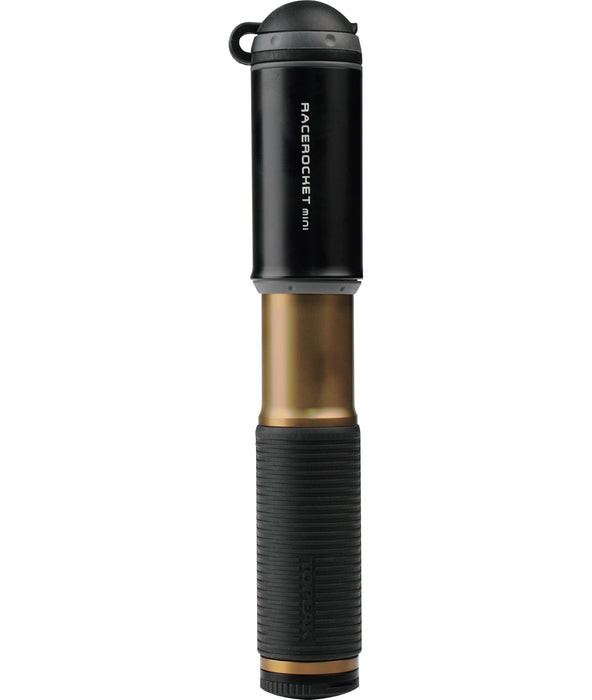 TOPEAK MINIPOMPA RACE rocket mini con raccordo smarthead threadlock 8 bar/120 psi oro