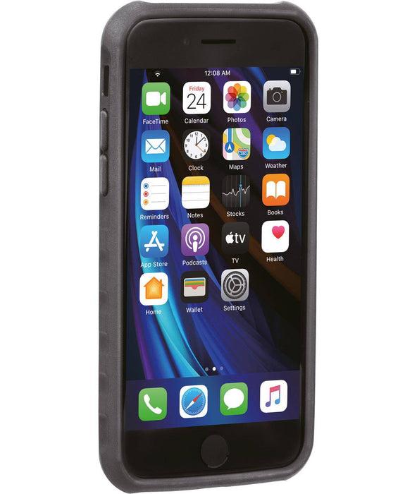 TOPEAK CUSTODIA RIDECASE per iphone se (2nd gen)/7/8 nera/grigia c/supporto incluso - Bike-store-Treviso