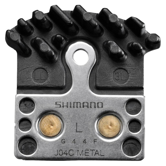 Pastiglie Freno Metalliche SHIMANO J04C con aletta XTR, Deore XT, SLX, Alfine