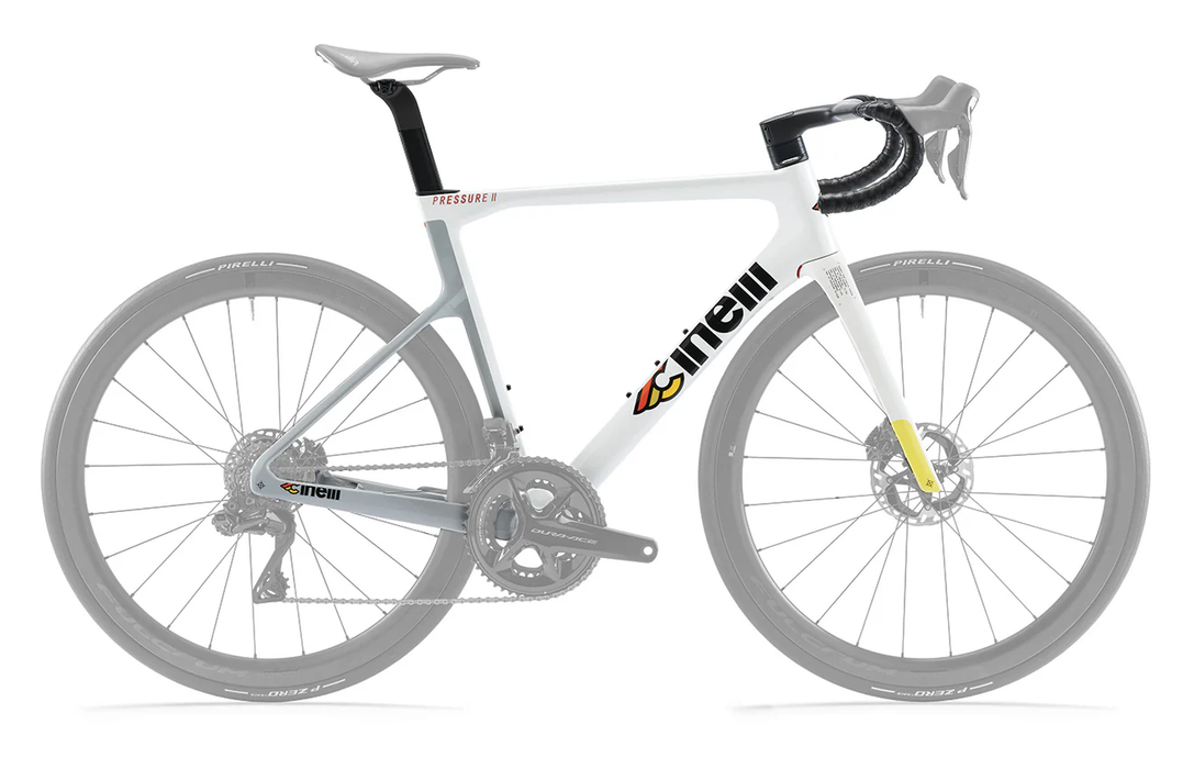 Telaio CINELLI PRESSURE II racing white patina (consegna in 10giorni)