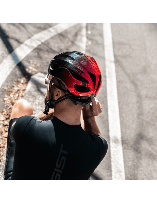 Casco GIST PRIMO SFUMATO Rosso - Bike-store-Treviso