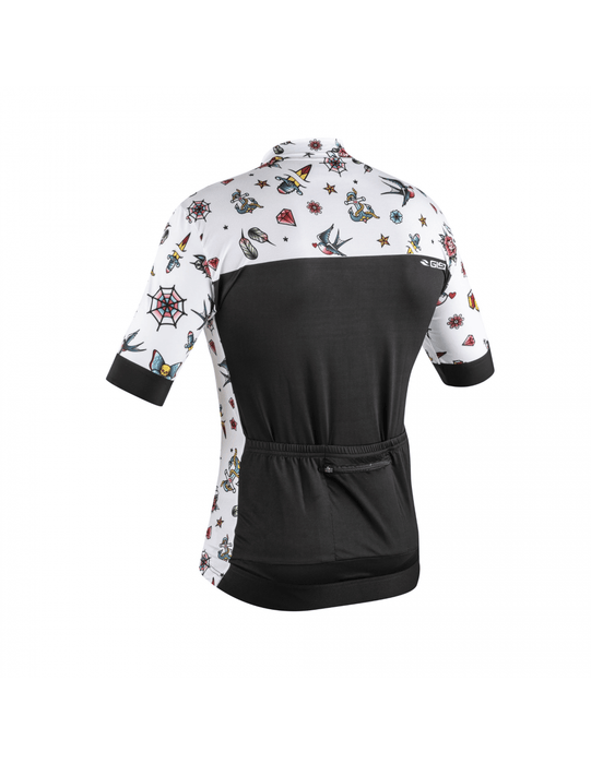 Maglia GIST TATTOO Bianca - Bike-store-Treviso