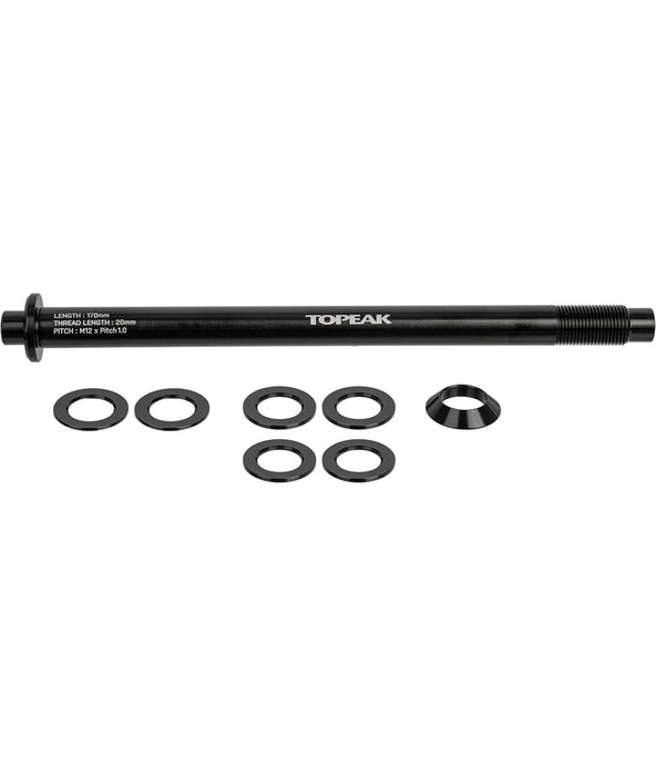 Perno passante TOPEAK Zi:Rak 12x1.0 mm per bici da strada e gravel da 700C