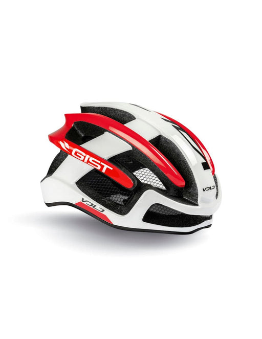 Casco GIST VOLO Bianco-rosso - Bike-store-Treviso