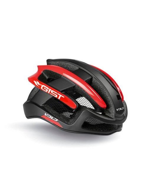 Casco GIST VOLO Nero-rosso - Bike-store-Treviso