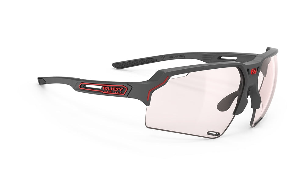 Occhiali RUDY PROJECT DELTABEAT Charcoal Photochromic 2 Red