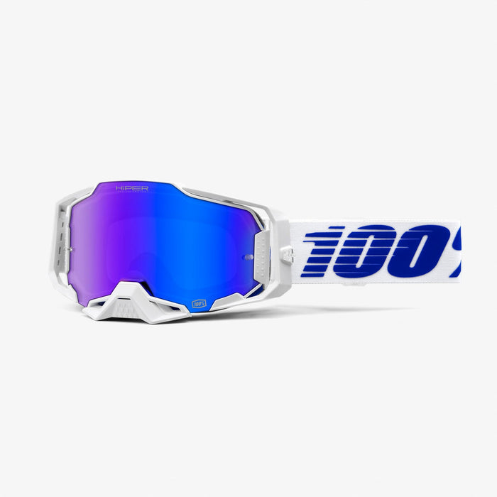 Maschera 100% ARMEGA Izi/HiPER® Mirror Blue
