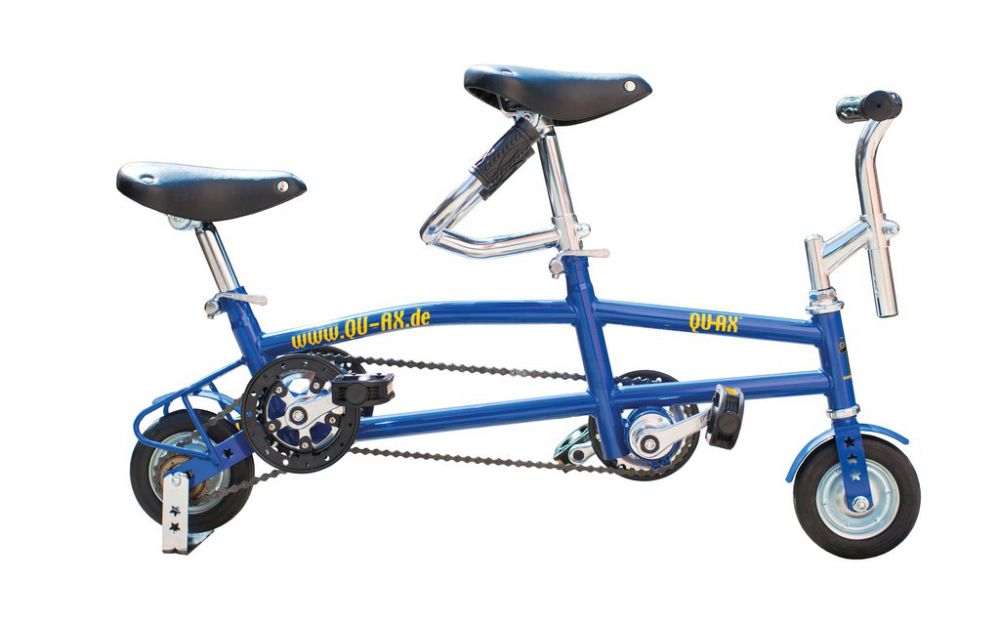 Minibike tandem QU-AX 6" blu