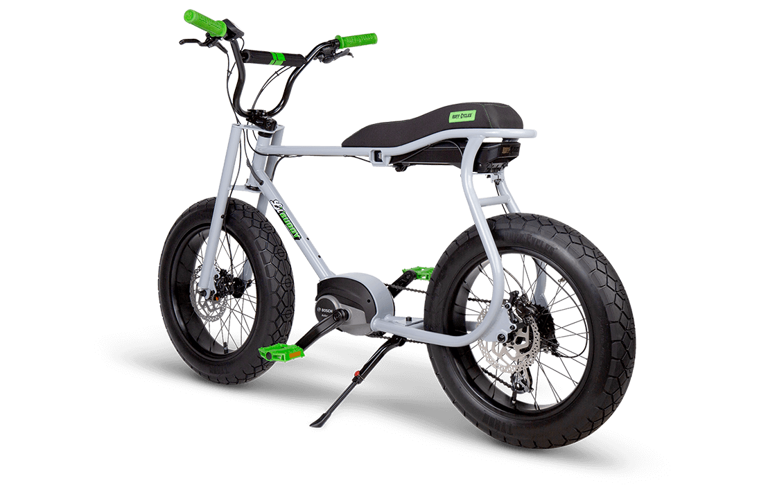 Ruff-Cycles Lil'Buddy SILVER GREY e-Bike FAT 20" Bosch Active-Line - 300Wh 2022