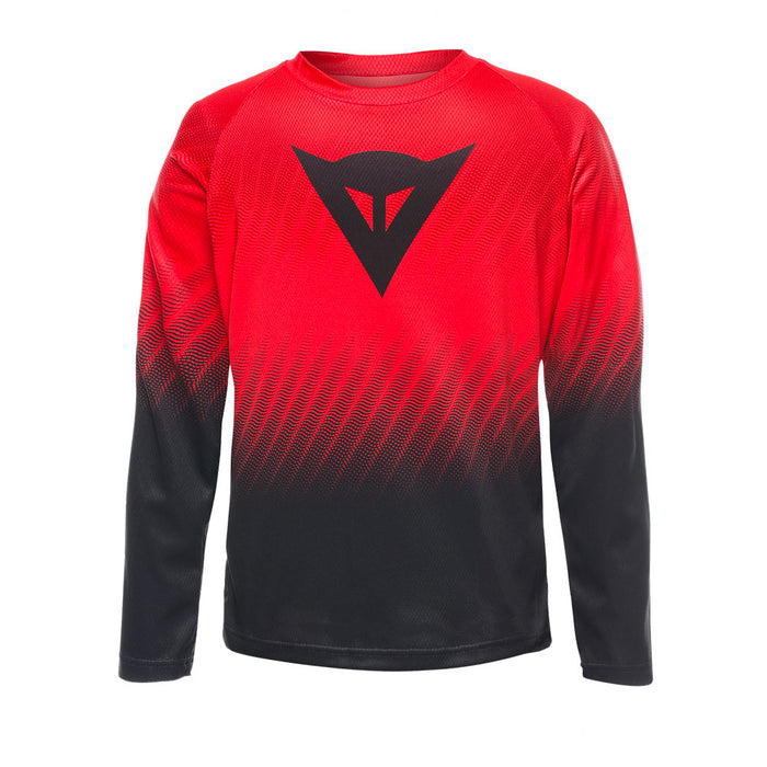 Dainese - Maglia SCARABEO JERSEY LS HIGH-RISK-RED/BLACK